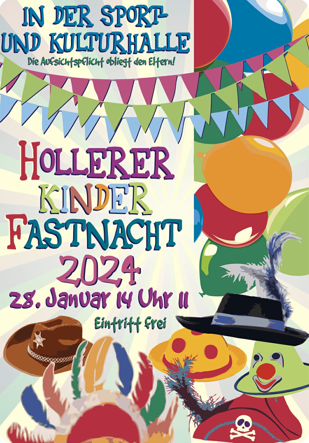 Kinderfastnacht in Holler 28.1.2024