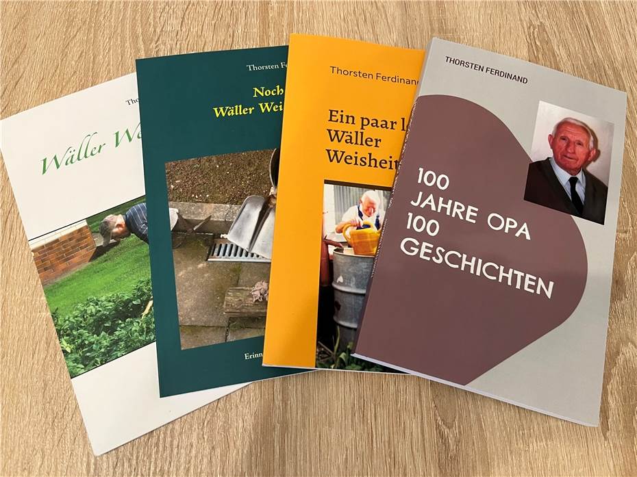 Geschichten von Opa Gottfried füllen bereits mehrere Bücher. Foto: Thorsten Ferdinand